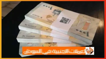 تحرك جديد.. أسعار صرف العملات الأجنبية مقابل الجنيه السوداني في تعاملات اليوم سبت